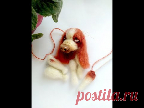 Мастер класс по вязанию собачка Ручки и ножки.