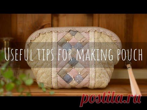 Как пришить декоративную молнию на косметичку?