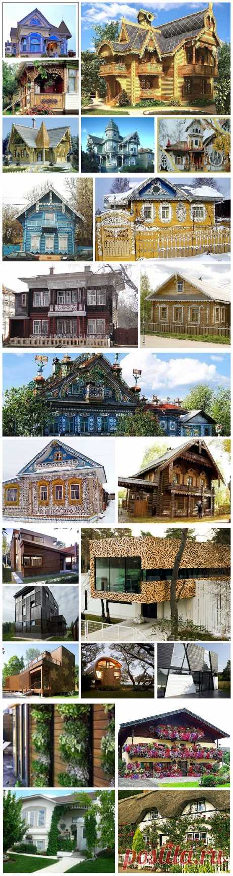 Как оформить фасад загородного дома
