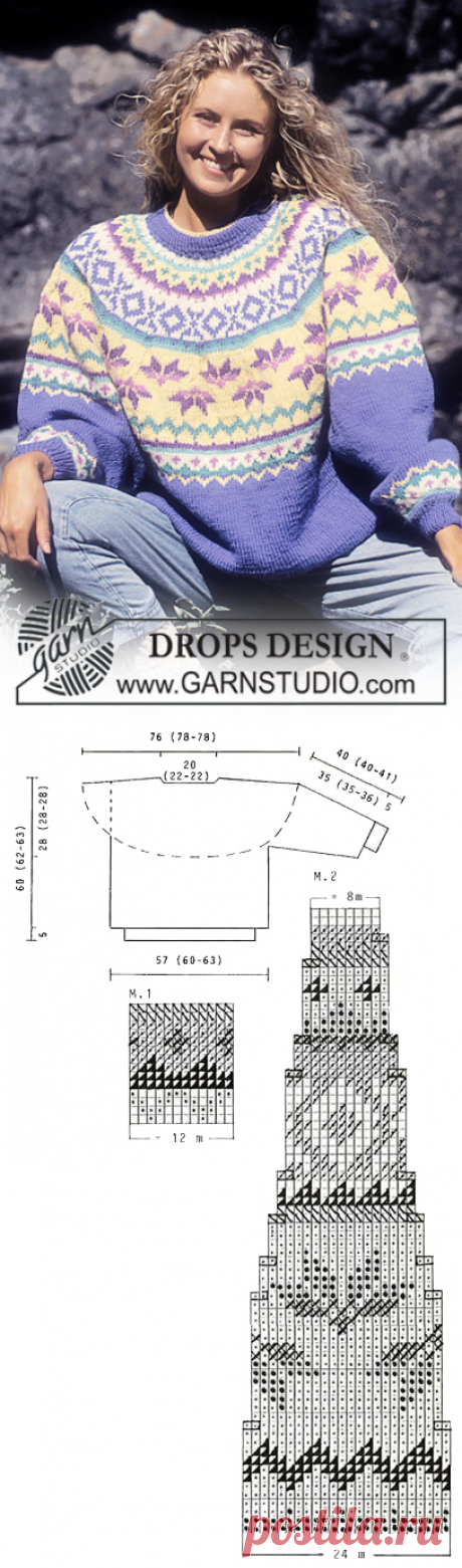 DROPS 31-15 - DROPS Pulli mit Rundpasse in „Karisma“ - Kostenlose Anleitungen von DROPS Design
