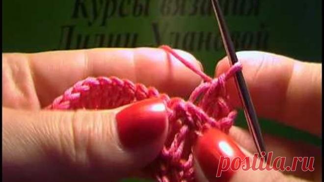 Рельефный изнаночный столбик с накидом ОТ ВАЛЕНТИНЫ ДЬЯЧЕНКО (БАБИНОВОЙ)