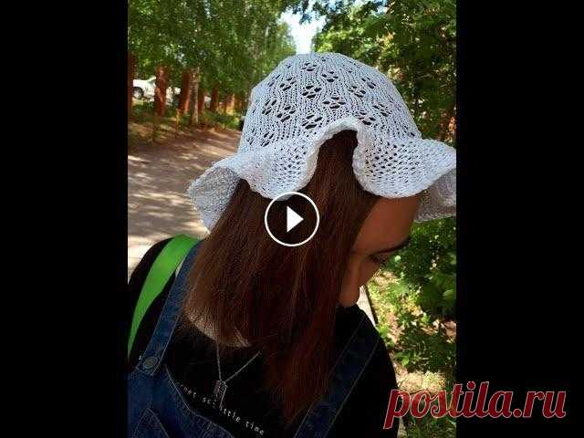 Как связать панамку на вязальной машине? Бесплатный мк. #ПАНАМКА Такой легкий летний головной убор украсит головку и сбережет от яркого солнышка...