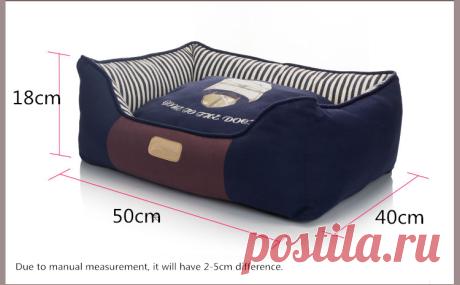 Blue Ocean Стиль Кровати Собаки Пират Флот Pet Коврики Hundebett Собака Кровати Для Маленьких Собак 19.69 "x 15.75" х 7.09 "2017 Бесплатная Доставка купить на AliExpress