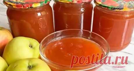 (6) Густое ЯБЛОЧНОЕ ПОВИДЛО на зиму. Вкуснее мармелада - Вкус жизни - медиаплатформа МирТесен