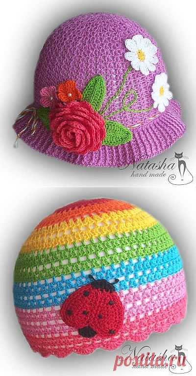 Natasha hand made : Летние шапочки