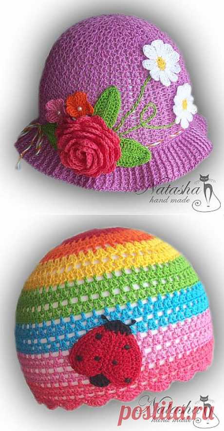 Natasha hand made : Летние шапочки