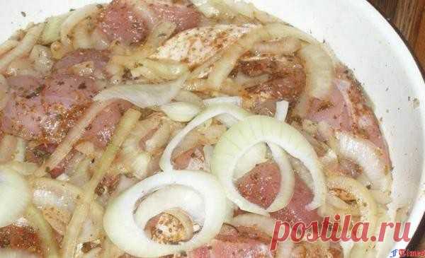 Мясо свинины в количестве двух килограмм;
Сто грамм уксуса;
Двести грамм обычной негазированной воды;
600 - 800 грамм лука;
Соль, перец и другие специи по вкусу, сообщает ftimes.ru.