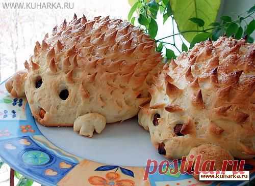 Рецепт: Ёжик из теста