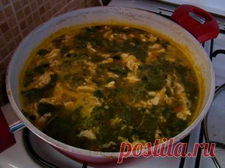 Вкуснейший зелёный борщ с грибами