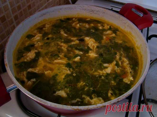 Вкуснейший зелёный борщ с грибами