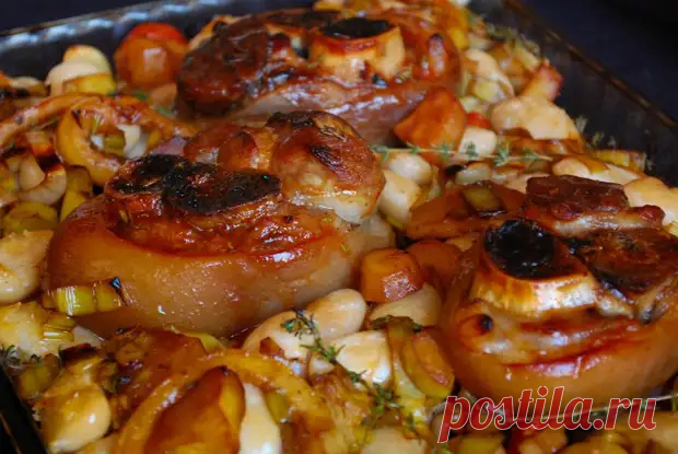Рулька с овощами - Будет вкусно - Медиаплатформа МирТесен