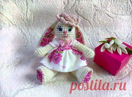Заяц (вязание крючком, мастер-класс)