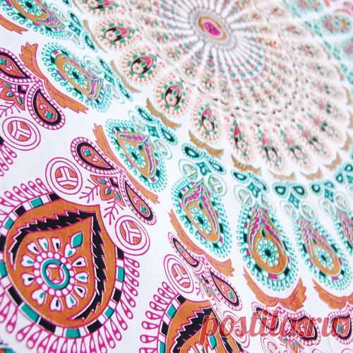 Indian Mandala Hippie Tapestry Wall Hanging Bedding Bedspread Twin Ethnic Throw | eBay