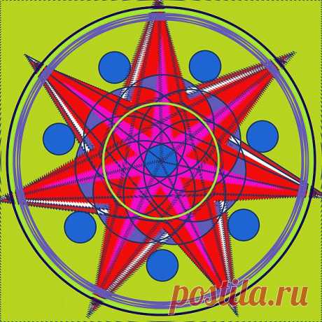 Patterned Digital Mandala  Free Stock Photo HD - Public Domain Pictures
