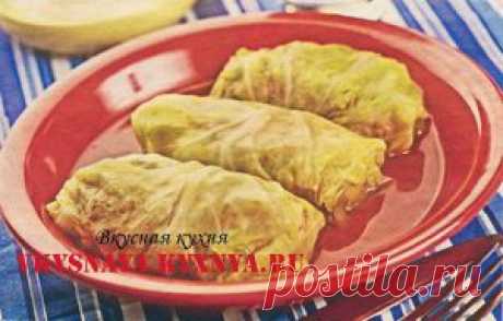 Постные голубцы. Рецепт постных голубцов. Как приготовить постные голубцы. | Вкусная кухня