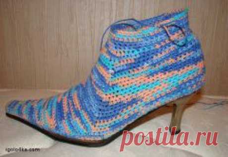 [Мастер класс] Вязаные сапоги | Клуб Иголочка