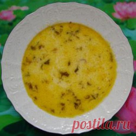 Сырный суп с плавленым сыром
