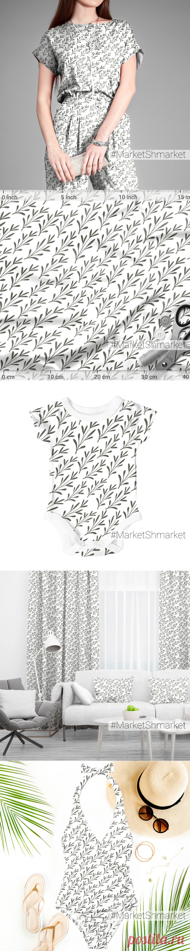 Ткань Травка - закажи на #MarketShmarket.com любая ткань с любым принтом