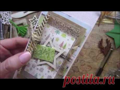 Скрапбукинг / МК / новогодняя шоколадница