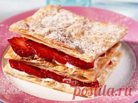 Балуйте себя;)) Аппетитный французский торт «Мильфей»! — Вкусные рецепты