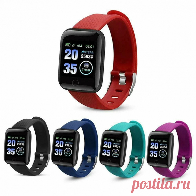 Умные часы Smart Watch 116 Plus Стильное изделие с широким спектром функций… | Полезные вещи для жизни | Яндекс Дзен