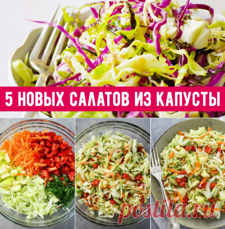 Простые, но вкусные салаты с капустой