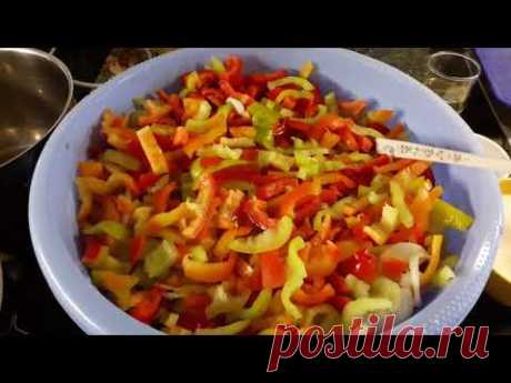 САЛАТ ''ПЯТИМИНУТКА'' на зиму, вкусней,чем лечо