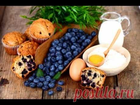 Маффины с ягодами - маффины с черникой, вишней, ежевикой от nashydetky.com