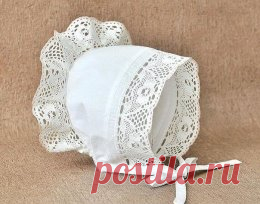 Нарядный чепчик для малышки