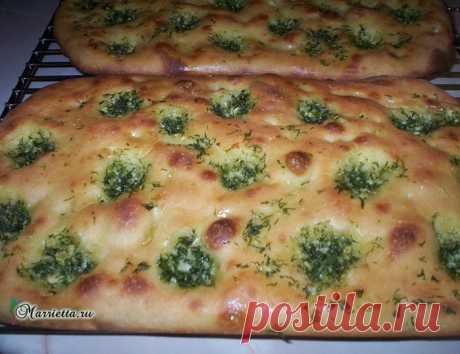 Фокачча с укропом и чесноком - лучший рецепт.
