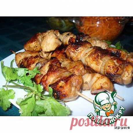 Пикантный куриный шашлычок - кулинарный рецепт