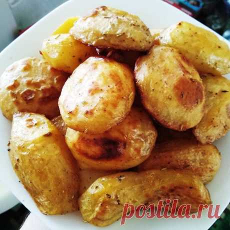 печеная картошка в фольге на костре