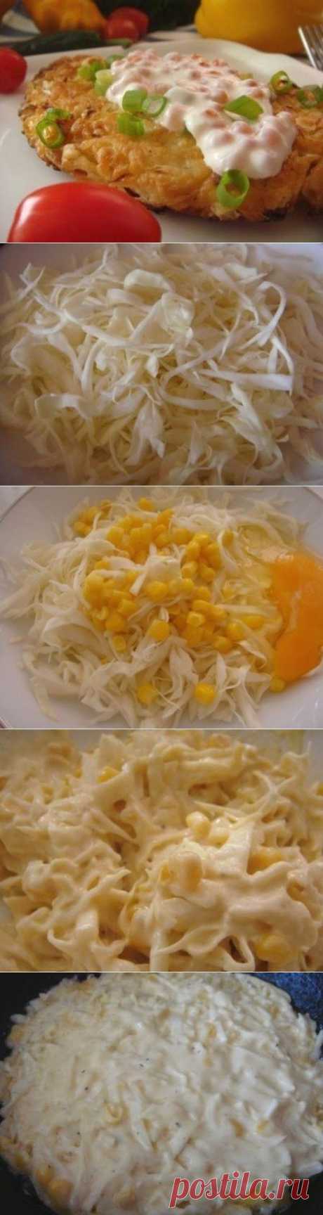 Капустный блинчик к завтраку