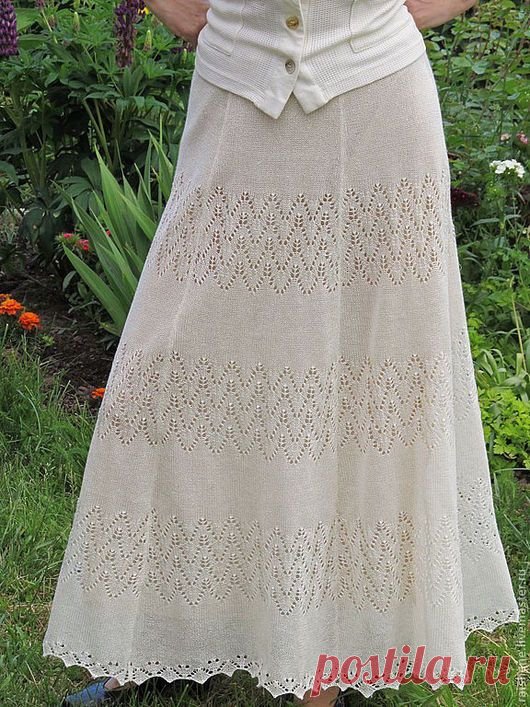Юбка льняная ажурная – заказать на Ярмарке Мастеров – 216HNRU | Костюмы, Курагино