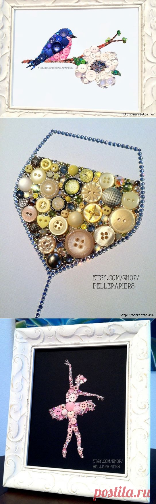 Невероятно красивые идеи декора! Пуговицы, стразы, пайетки и бисер.(много!) - Копилка идей - Женский Мир