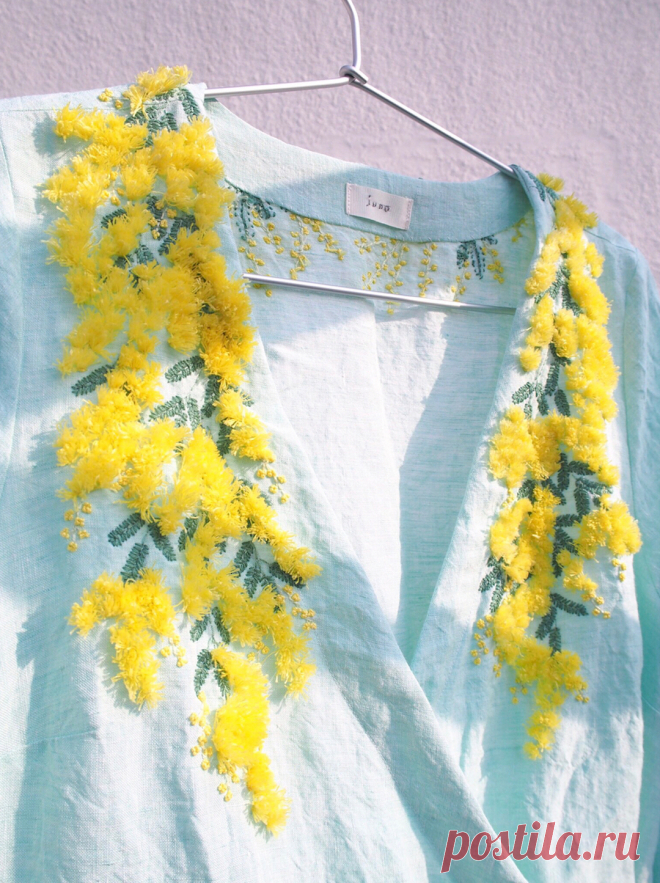Clever Embroidery Placement Turns Ordinary Clothes into Wearable Art