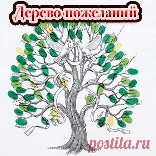 Дерево пожеланий. Шаблон дерева пожеланий