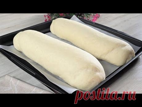 Не покупайте хлеб, пока не увидите рецепт французской выпечки! Отличный результат.