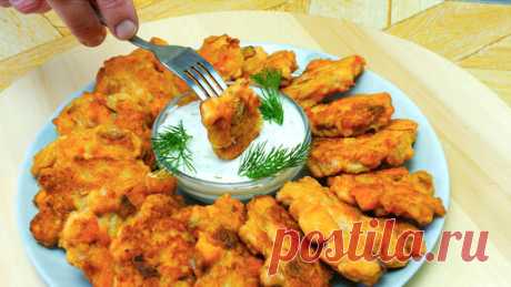 Любовь Сазонова | Рыбные котлетки "Растрёпки". Вкусные, сочные и очень быстрые.