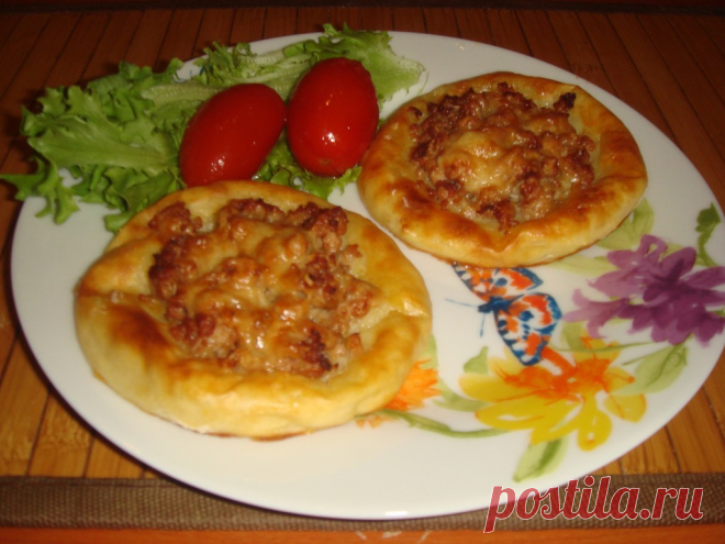 Картофельные ватрушки с куриным фаршем
