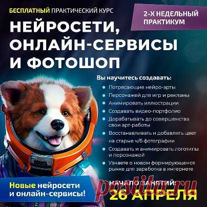 Нейросети, онлайн-сервисы и фотошоп- 2
