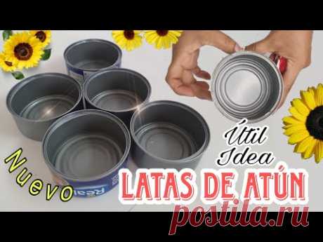 ÚTIL Idea con LATA DE ATÚN Reciclada| Haz Regala o Vende y Genera ingresos con Reciclaje