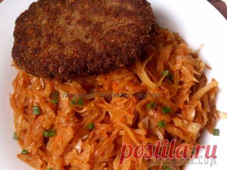 Капуста тушеная с карри