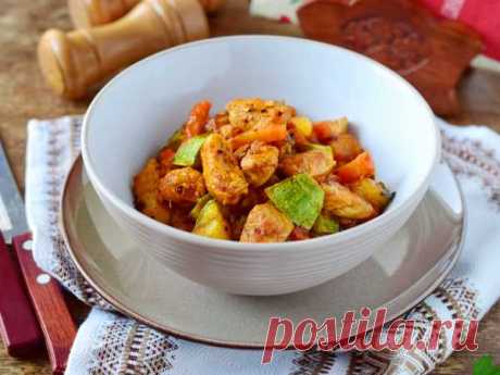 Рагу из индейки и кабачков — рецепт с фото пошагово