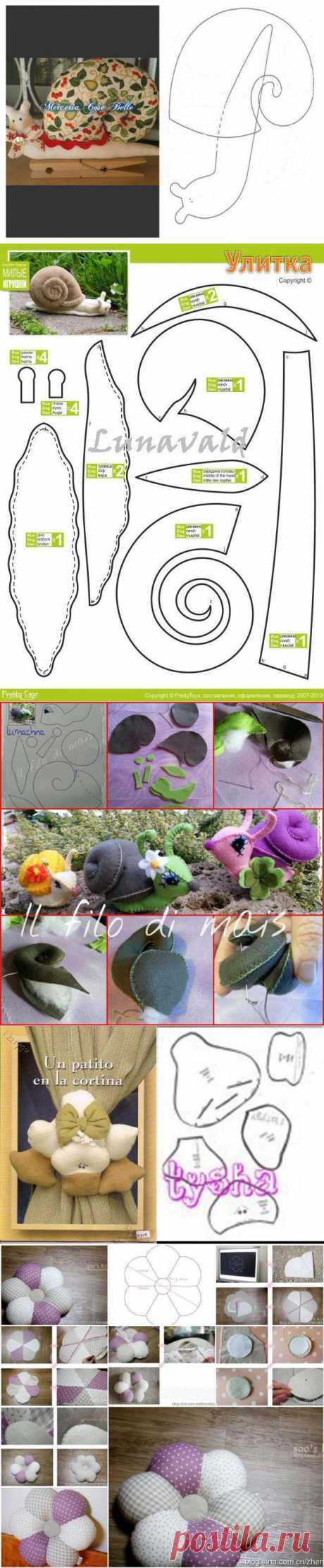 Большая подборка выкроек для мягких игрушек - Рукоделие