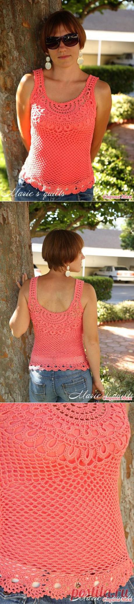 Коралловый - один из модных цветов этого лета - Вязание - Страна Мам