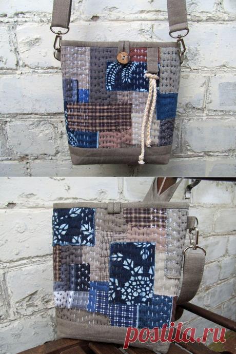 Japanese Boro Bag Tutorial. Сумка в стиле «Боро». ~ МК