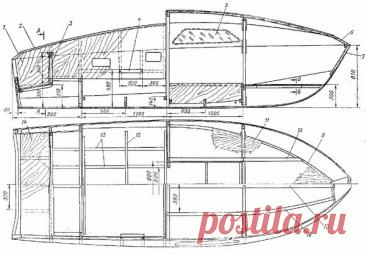 Как построить катер из фанеры. Часть 1. - 13.02.17 16:38 | Пикабу