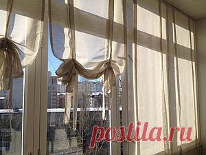 Как сшить стильные шторы для лоджии - Ярмарка Мастеров - ручная работа, handmade