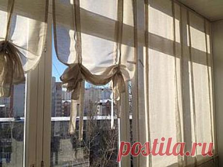 Как сшить стильные шторы для лоджии - Ярмарка Мастеров - ручная работа, handmade